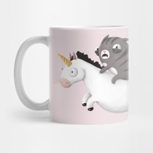 Cat and Unicorn Mug